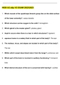 HESI A2 Anatomy and Physiology|Full latest 20222023 complete questions & answers exam guide.