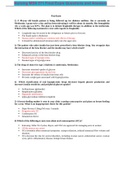 Nursing MSN 571 Final Exam Questions and Answers