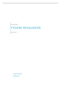 Samenvatting  Ergotherapie In De Fysieke Revalidatie - onderdeel Anne-Mie (CURPBAERGO1492552022)