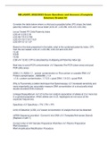 MB &lpar;ASCP&rpar; 2022&sol;2023 Exam Questions and Answers &lpar;Complete Solution&rpar; Graded A&plus;