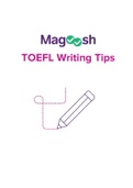 TOEFL Writing Tips eBook.