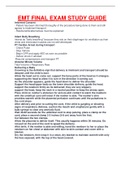 &lpar;COMPILED&rpar; EMT EXAM ALL MODULES AND FINAL EXAM ALREADY PASSED RATED A&plus; &lpar;great offer on price&rpar;