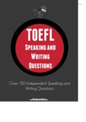 eBook - TOEFL Speaking and Writing Questions.
