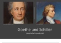 Literarische Freundschaft - Goethe und Schiller