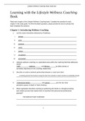 CHEM 1111 Lifestyle Wellness Coaching Study Guide 3e- Straighterline