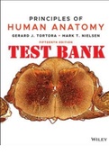 Principles of Human Anatomy&comma; 15th Edition by Gerard Tortora&comma; Mark Nielsen  All Chapters 1-27  &vert; TEST BANK 