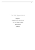 PSYC 290N Week 7 Assignment&semi; Sexually Transmitted Infections in the Elderly