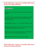 NR 601 LETRS Unit 1 - Session 1- 8 &vert; Verified &vert;100&percnt; Correct Answers New Update 2022-2023
