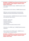 NURSING 10 PMHNP Exam Reported Questions and Answers images&comma; with complete solution Latest Update 2022&sol;2023