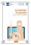 Academic english I - all in one pdf