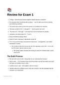 CS 1336 EXAM 1 Complete review for all chapters covered 