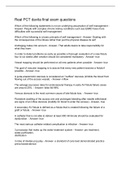 Real PCT davita final exam Q&A 2022&sol;2023