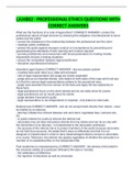 LJU4802 - PROFESSIONAL ETHICS QUESTIONS WITH CORRECT ANSWERS