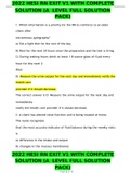2022 HESI RN EXIT V1 WITH COMPLETE SOLUTION &lpar;A  LEVEL FULL SOLUTION PACK&rpar;