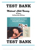 Test Bank For Maternal-Child Nursing 6th Edition by Emily Slone McKinney Chapter 1-55| Complete Guide 2022