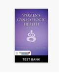 Women’s Gynecologic Health, Third Edition  Test Bank by Schuiling and Likis
