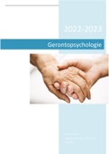 Samenvatting  Gerontopsychologie