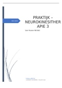 Samenvatting Neurologische kinesitherapie 3 Praktijk