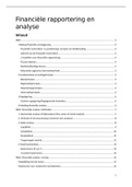 Samenvatting  Financi&euml;le Rapportering En Analyse