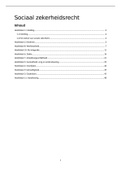 Samenvatting Basisboek Socialezekerheidsrecht 2022