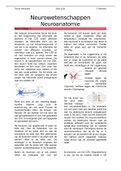 Samenvatting  Neurowetenschappen - neuroanatomie &lpar;1219GENRVK&rpar;