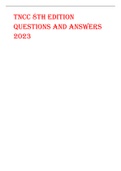 TNCC 8th Edition  Questions And Answers  2023