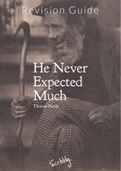 'He Never Expected Much' by Thomas Hardy - Study Guide