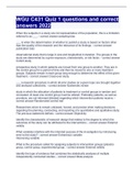 WGU C431 Quiz 1 questions and correct answers 2022