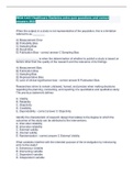 WGU C431 Healthcare Statistics extra quiz questions and correct answers 2022