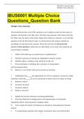 IBUS6001 Multiple Choice Questions_Question Bank
