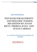 TEST BANK FOR Maternity and Pediatric Nursing BY RICCI, KYLE AND CARMAN.pdf