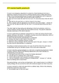 ATI mental health practice B Questions And Answers 2022&sol;2023