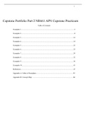 Capstone Portfolio Part 2 NR661 APN Capstone Practicum