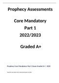 Prophecy Core Mandatory Part 1 Exam Graded A&plus; &vert; 2022