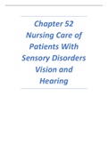  Test Bank for Nursing Care of Patients With Sensory Disorders Vision and Hearing&period;pdf