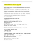 UNH nutrition exam 1 study guide 2022&sol;2023
