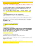 NUR 3145 Questions Chapters 3&comma;4&comma;9&comma;10&comma;11&comma;12&comma;15 Best Exam Solutions Questions correctly Tested With Answers 100&percnt; Satisfactory Success  NUR 3145 Questions Chapters 3&comma;4&comma;9&comma;10&comma;11&comma;12&comma;15 Best Exam Solutions Questions correctly Tested With Answers 100&percnt; Satisfactor