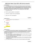 NURS 6541 Week 2 Quiz 2023 &lpar;100 Correct Answers&rpar;