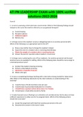 ATI PN LEADERSHIP EXAM-with 100&percnt; verified solutions-2022-2024 