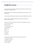 ACSM EP-C Exam 2022&sol;2023 with 100&percnt; correct answers
