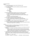 BIS2B Lecture Study Questions and Answers