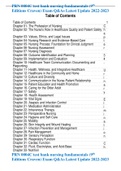PRN 0004C test bank nursing fundamentals &lpar;9th Editions Craven&rpar; Exam Q&As Latest Update 2022-2023
