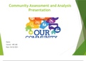 NRS 428VN Topic 4 Assignment, Community Assessment and Analysis Presentation