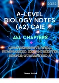 A-Level Biology Notes (A2) CAIE