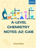 A-Level Chemistry Notes (A2) CAIE