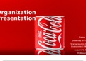 MGT 526 Week 6 Assignment, Organization Presentation (Coca-Cola)
