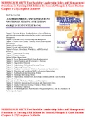 NURSING NUR 4827C Test Bank for Leadership Roles and Management Functions in Nursing 10th Edition by Bessie L Marquis & Carol Huston Chapter 1-25&vert;Complete Guide A&plus;