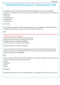 HESI Pharmacology V2 &ndash; Practice Questions And Answers &lpar;120&rpar;