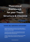 Theoretical Framework for your Thesis | Structure & Checklist