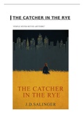 Uitgebreid Boekverslag Engels  The Catcher in the Rye